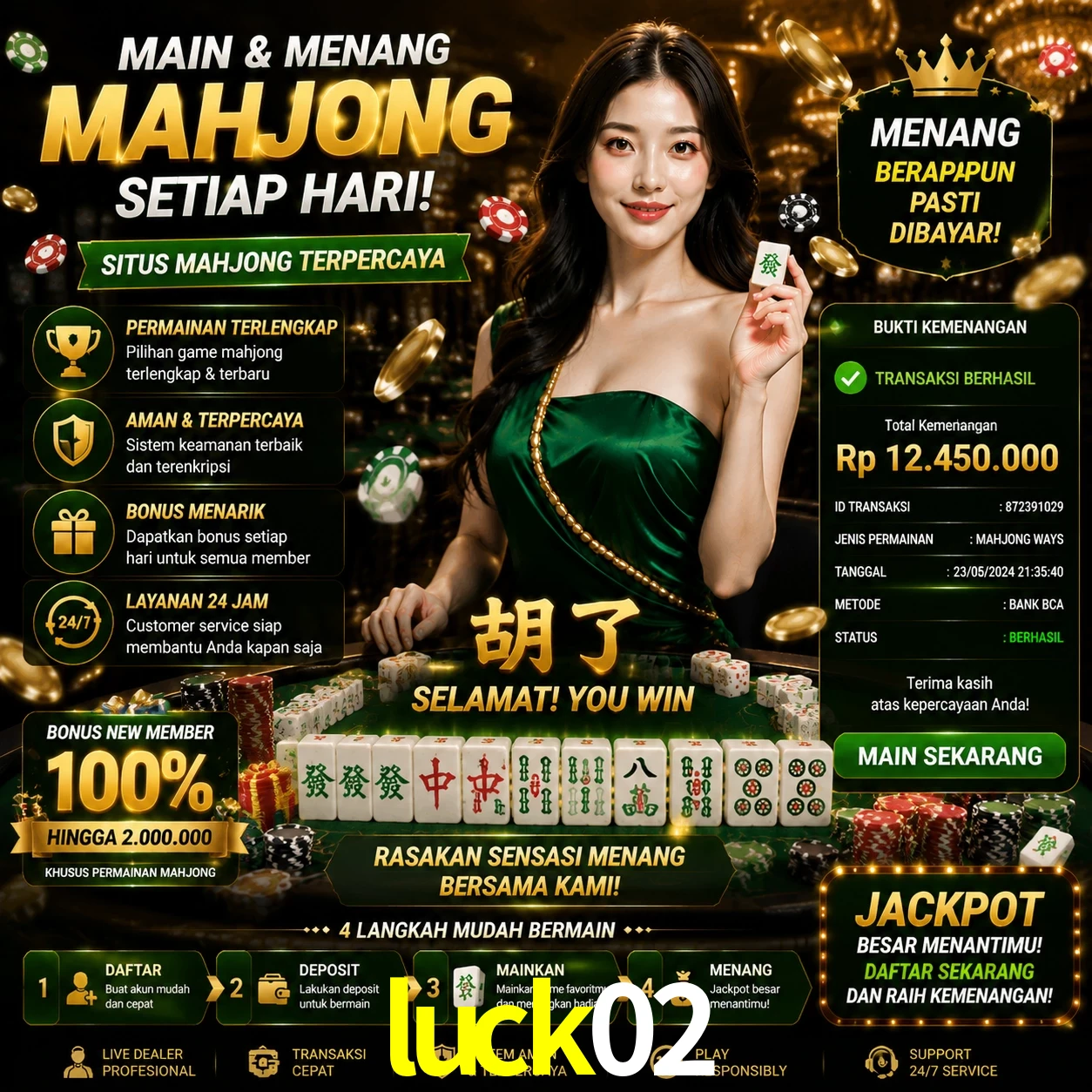 Ganhar e sacar na luck02